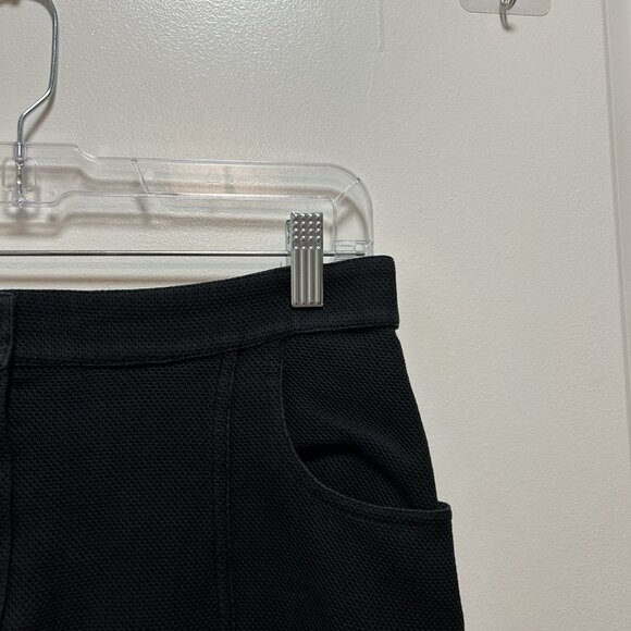 Chanel Vintage Linen Blend Wool Button Front Pencil Skirt Buttons Pocket Small - Picture 8 of 16